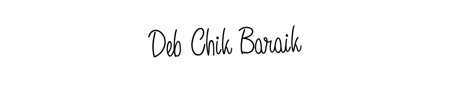 Check out images of Autograph of Deb Chik Baraik name. Actor Deb Chik Baraik Signature Style. Angelique-Rose-font-FFP is a professional sign style online. Deb Chik Baraik signature style 5 images and pictures png