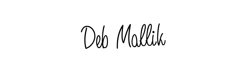 How to make Deb Mallik signature? Angelique-Rose-font-FFP is a professional autograph style. Create handwritten signature for Deb Mallik name. Deb Mallik signature style 5 images and pictures png