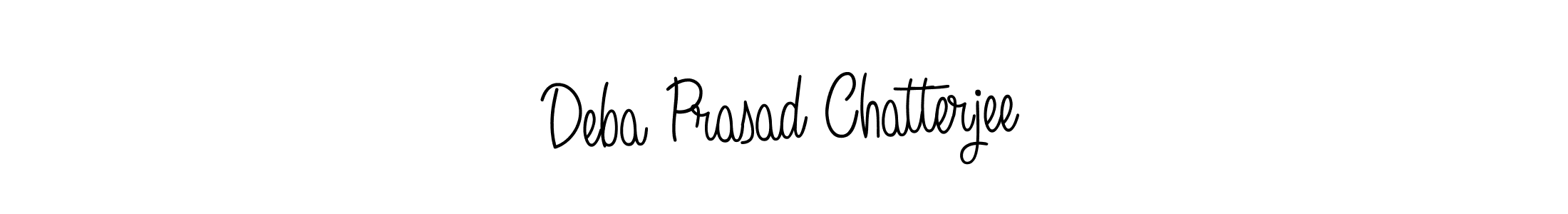 How to make Deba Prasad Chatterjee name signature. Use Angelique-Rose-font-FFP style for creating short signs online. This is the latest handwritten sign. Deba Prasad Chatterjee signature style 5 images and pictures png