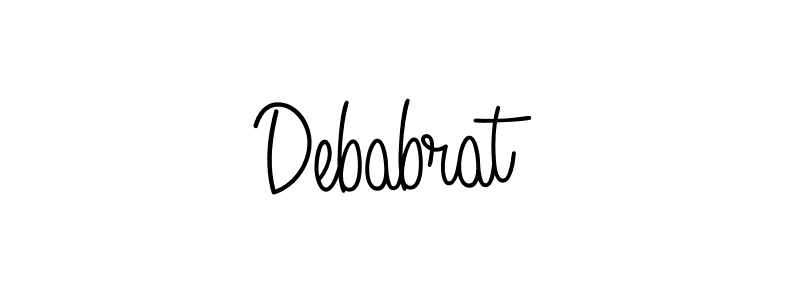 Make a beautiful signature design for name Debabrat. Use this online signature maker to create a handwritten signature for free. Debabrat signature style 5 images and pictures png
