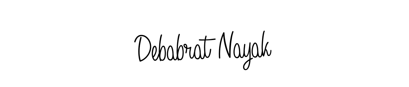 Best and Professional Signature Style for Debabrat Nayak. Angelique-Rose-font-FFP Best Signature Style Collection. Debabrat Nayak signature style 5 images and pictures png