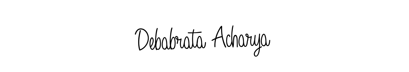 Make a short Debabrata Acharya signature style. Manage your documents anywhere anytime using Angelique-Rose-font-FFP. Create and add eSignatures, submit forms, share and send files easily. Debabrata Acharya signature style 5 images and pictures png