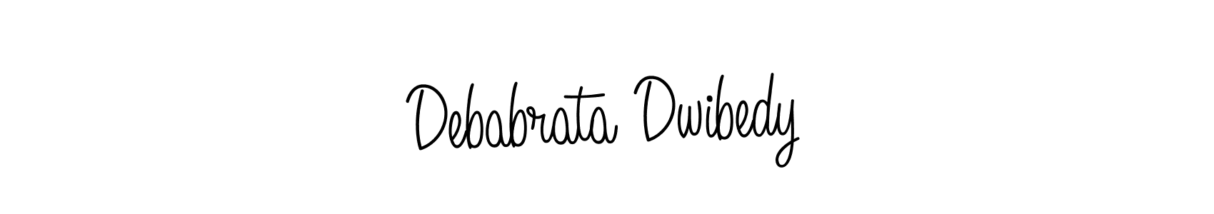 Make a beautiful signature design for name Debabrata Dwibedy. With this signature (Angelique-Rose-font-FFP) style, you can create a handwritten signature for free. Debabrata Dwibedy signature style 5 images and pictures png