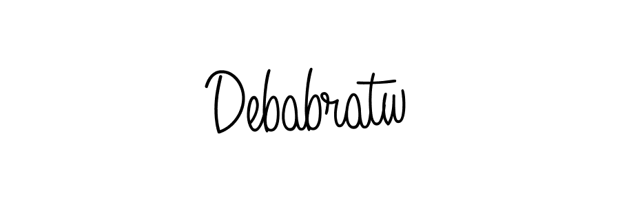 Also we have Debabratw name is the best signature style. Create professional handwritten signature collection using Angelique-Rose-font-FFP autograph style. Debabratw signature style 5 images and pictures png