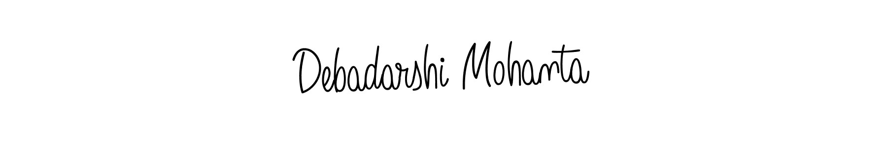 How to Draw Debadarshi Mohanta signature style? Angelique-Rose-font-FFP is a latest design signature styles for name Debadarshi Mohanta. Debadarshi Mohanta signature style 5 images and pictures png