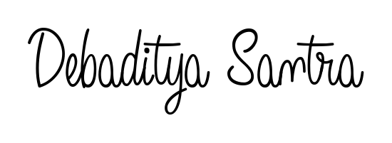 Create your official email sign-off with Debaditya Santra name in Angelique-Rose-font-FFP style. Crisp, clean, and perfectly legible across all screens. Debaditya Santra signature style 5 images and pictures png
