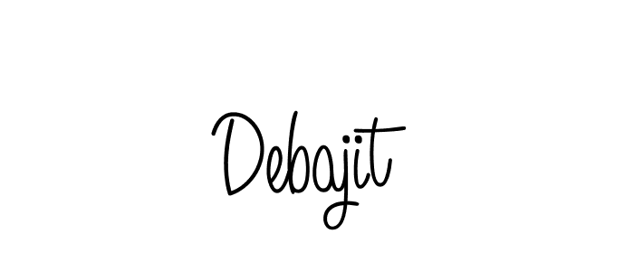 The best way (Angelique-Rose-font-FFP) to make a short signature is to pick only two or three words in your name. The name Debajit include a total of six letters. For converting this name. Debajit signature style 5 images and pictures png