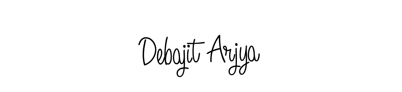 Here are the top 10 professional signature styles for the name Debajit Arjya. These are the best autograph styles you can use for your name. Debajit Arjya signature style 5 images and pictures png