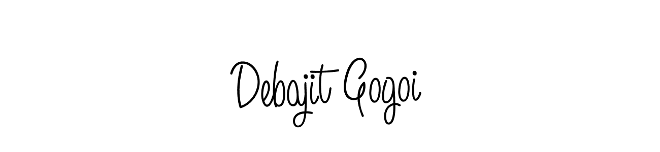 How to make Debajit Gogoi signature? Angelique-Rose-font-FFP is a professional autograph style. Create handwritten signature for Debajit Gogoi name. Debajit Gogoi signature style 5 images and pictures png