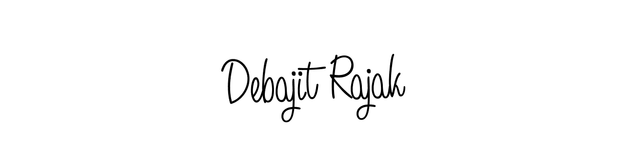 Also we have Debajit Rajak name is the best signature style. Create professional handwritten signature collection using Angelique-Rose-font-FFP autograph style. Debajit Rajak signature style 5 images and pictures png