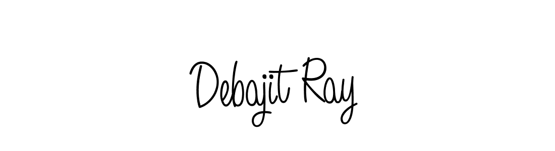 Make a beautiful signature design for name Debajit Ray. With this signature (Angelique-Rose-font-FFP) style, you can create a handwritten signature for free. Debajit Ray signature style 5 images and pictures png