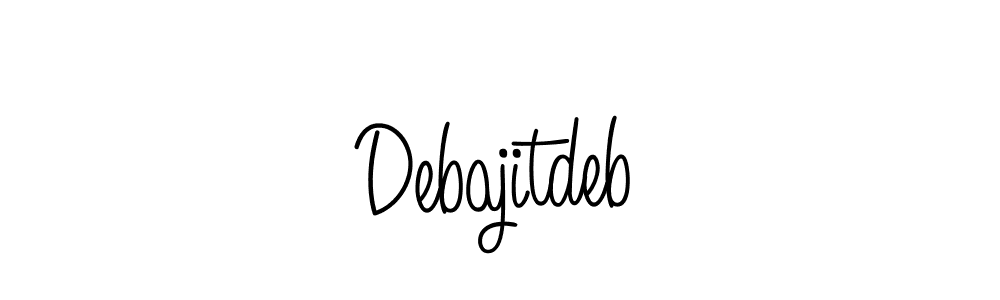 Use a signature maker to create a handwritten signature online. With this signature software, you can design (Angelique-Rose-font-FFP) your own signature for name Debajitdeb. Debajitdeb signature style 5 images and pictures png