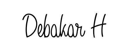 Make your name Debakar H memorable on every contract using Angelique-Rose-font-FFP autograph style. Instant transparent background export available. Debakar H signature style 5 images and pictures png