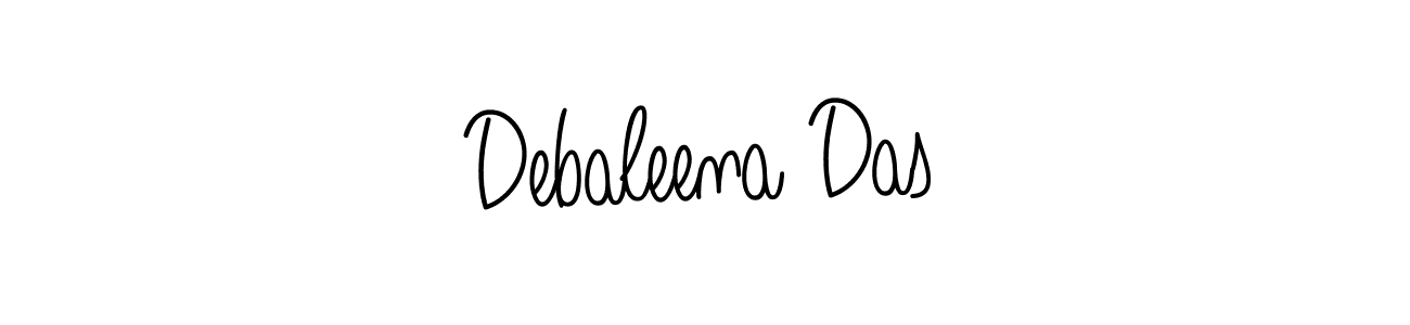 How to make Debaleena Das signature? Angelique-Rose-font-FFP is a professional autograph style. Create handwritten signature for Debaleena Das name. Debaleena Das signature style 5 images and pictures png