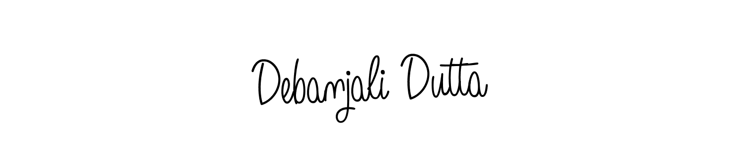 Check out images of Autograph of Debanjali Dutta name. Actor Debanjali Dutta Signature Style. Angelique-Rose-font-FFP is a professional sign style online. Debanjali Dutta signature style 5 images and pictures png