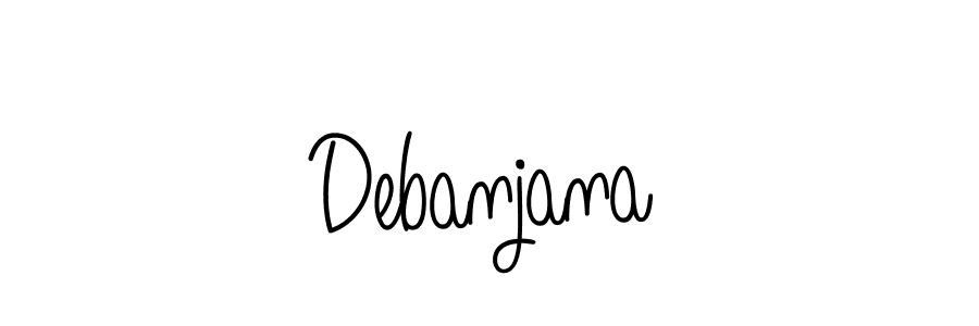 Debanjana stylish signature style. Best Handwritten Sign (Angelique-Rose-font-FFP) for my name. Handwritten Signature Collection Ideas for my name Debanjana. Debanjana signature style 5 images and pictures png