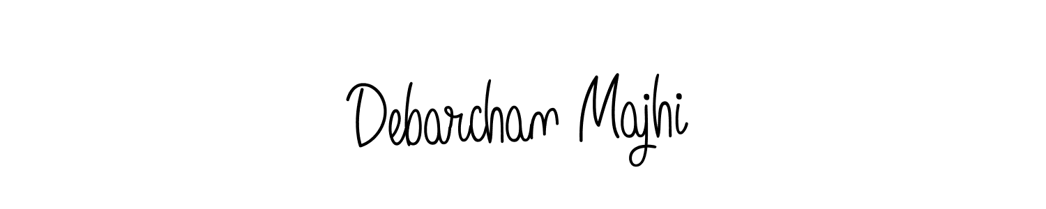 Debarchan Majhi stylish signature style. Best Handwritten Sign (Angelique-Rose-font-FFP) for my name. Handwritten Signature Collection Ideas for my name Debarchan Majhi. Debarchan Majhi signature style 5 images and pictures png