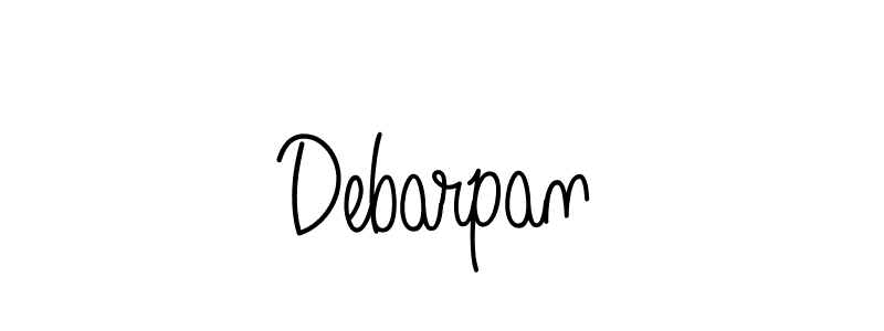 Make a beautiful signature design for name Debarpan. Use this online signature maker to create a handwritten signature for free. Debarpan signature style 5 images and pictures png