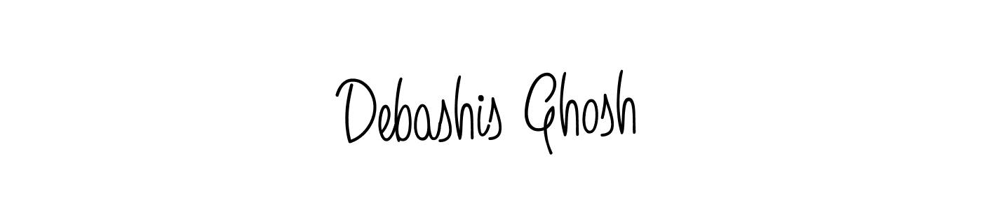 Create a beautiful signature design for name Debashis Ghosh. With this signature (Angelique-Rose-font-FFP) fonts, you can make a handwritten signature for free. Debashis Ghosh signature style 5 images and pictures png