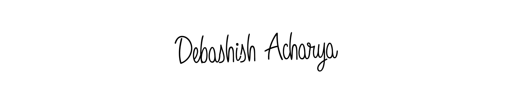 You can use this online signature creator to create a handwritten signature for the name Debashish Acharya. This is the best online autograph maker. Debashish Acharya signature style 5 images and pictures png
