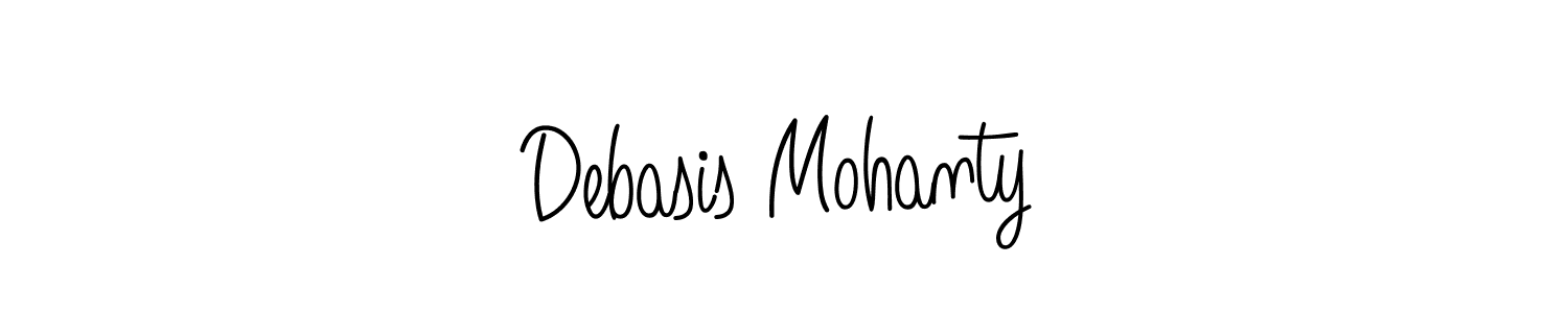 Design your own signature with our free online signature maker. With this signature software, you can create a handwritten (Angelique-Rose-font-FFP) signature for name Debasis Mohanty. Debasis Mohanty signature style 5 images and pictures png