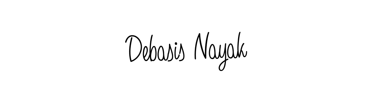 Debasis Nayak stylish signature style. Best Handwritten Sign (Angelique-Rose-font-FFP) for my name. Handwritten Signature Collection Ideas for my name Debasis Nayak. Debasis Nayak signature style 5 images and pictures png