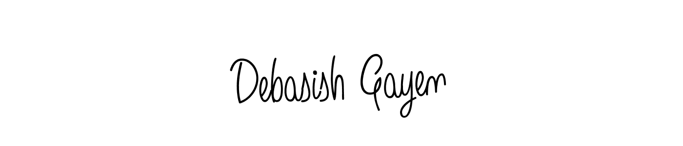 Make a short Debasish Gayen signature style. Manage your documents anywhere anytime using Angelique-Rose-font-FFP. Create and add eSignatures, submit forms, share and send files easily. Debasish Gayen signature style 5 images and pictures png