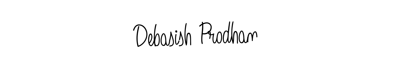 How to make Debasish Prodhan name signature. Use Angelique-Rose-font-FFP style for creating short signs online. This is the latest handwritten sign. Debasish Prodhan signature style 5 images and pictures png