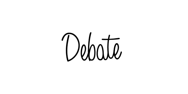 You can use this online signature creator to create a handwritten signature for the name Debate. This is the best online autograph maker. Debate signature style 5 images and pictures png