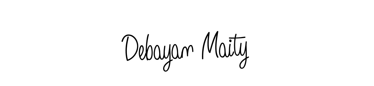 How to make Debayan Maity signature? Angelique-Rose-font-FFP is a professional autograph style. Create handwritten signature for Debayan Maity name. Debayan Maity signature style 5 images and pictures png