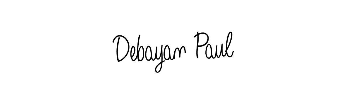 Make a short Debayan Paul signature style. Manage your documents anywhere anytime using Angelique-Rose-font-FFP. Create and add eSignatures, submit forms, share and send files easily. Debayan Paul signature style 5 images and pictures png