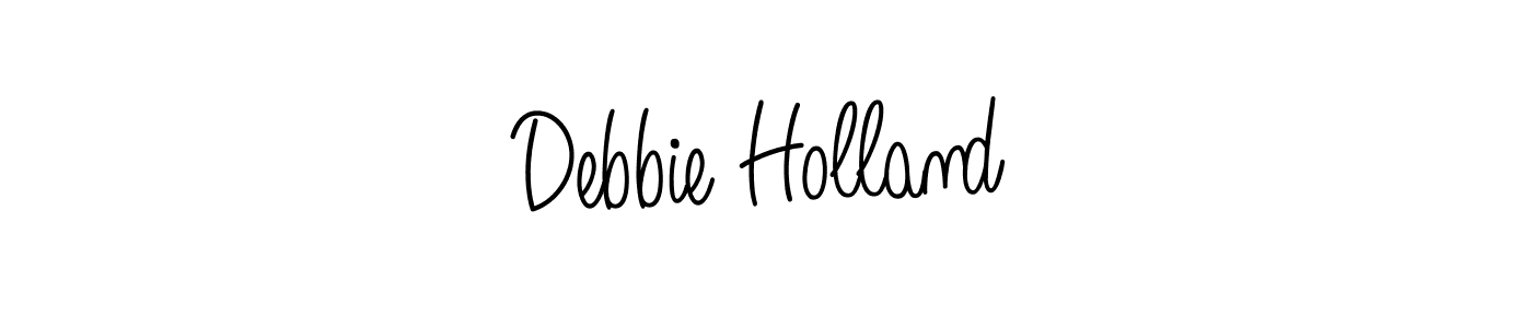 This is the best signature style for the Debbie Holland name. Also you like these signature font (Angelique-Rose-font-FFP). Mix name signature. Debbie Holland signature style 5 images and pictures png