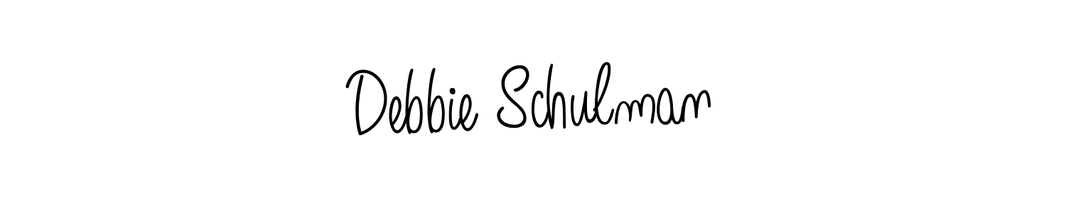 Also we have Debbie Schulman name is the best signature style. Create professional handwritten signature collection using Angelique-Rose-font-FFP autograph style. Debbie Schulman signature style 5 images and pictures png