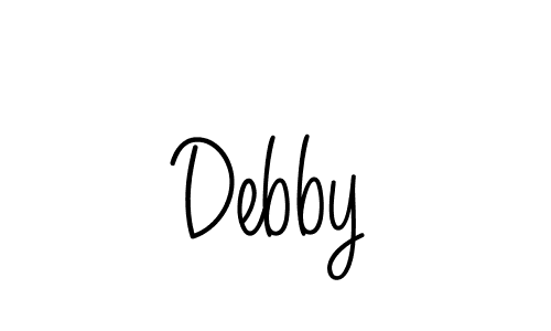 How to Draw Debby signature style? Angelique-Rose-font-FFP is a latest design signature styles for name Debby. Debby signature style 5 images and pictures png