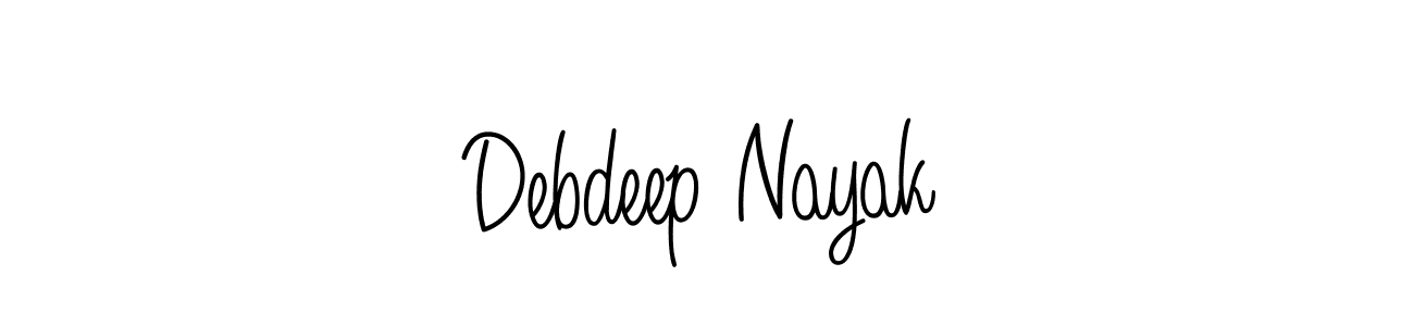 You should practise on your own different ways (Angelique-Rose-font-FFP) to write your name (Debdeep Nayak) in signature. don't let someone else do it for you. Debdeep Nayak signature style 5 images and pictures png