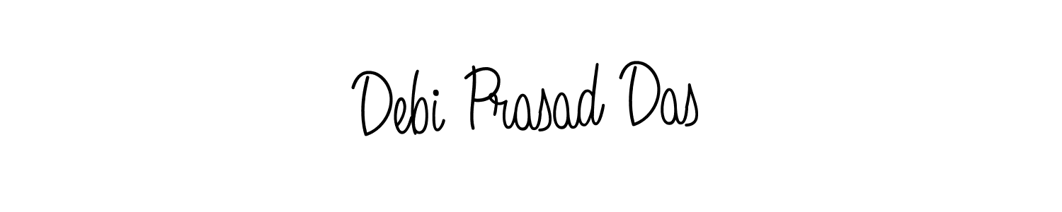 Use a signature maker to create a handwritten signature online. With this signature software, you can design (Angelique-Rose-font-FFP) your own signature for name Debi Prasad Das. Debi Prasad Das signature style 5 images and pictures png