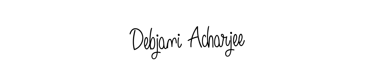 How to make Debjani Acharjee signature? Angelique-Rose-font-FFP is a professional autograph style. Create handwritten signature for Debjani Acharjee name. Debjani Acharjee signature style 5 images and pictures png