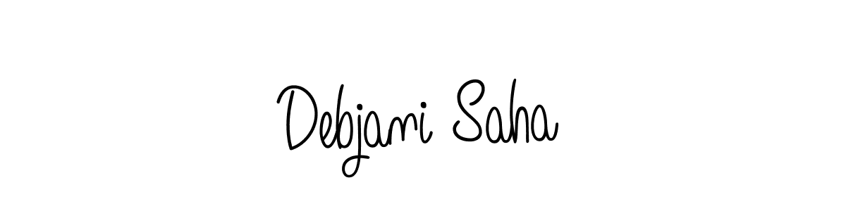 How to Draw Debjani Saha signature style? Angelique-Rose-font-FFP is a latest design signature styles for name Debjani Saha. Debjani Saha signature style 5 images and pictures png