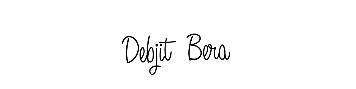 Design your own signature with our free online signature maker. With this signature software, you can create a handwritten (Angelique-Rose-font-FFP) signature for name Debjit  Bera. Debjit  Bera signature style 5 images and pictures png