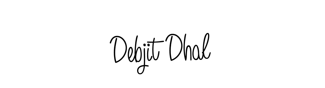 Make a beautiful signature design for name Debjit Dhal. With this signature (Angelique-Rose-font-FFP) style, you can create a handwritten signature for free. Debjit Dhal signature style 5 images and pictures png