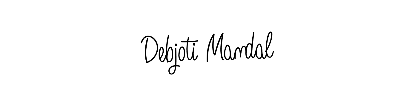 Use a signature maker to create a handwritten signature online. With this signature software, you can design (Angelique-Rose-font-FFP) your own signature for name Debjoti Mandal. Debjoti Mandal signature style 5 images and pictures png