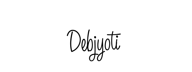 Create a beautiful signature design for name Debjyoti. With this signature (Angelique-Rose-font-FFP) fonts, you can make a handwritten signature for free. Debjyoti signature style 5 images and pictures png