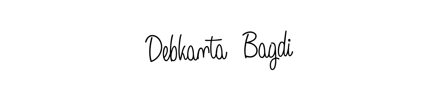 Best and Professional Signature Style for Debkanta  Bagdi. Angelique-Rose-font-FFP Best Signature Style Collection. Debkanta  Bagdi signature style 5 images and pictures png