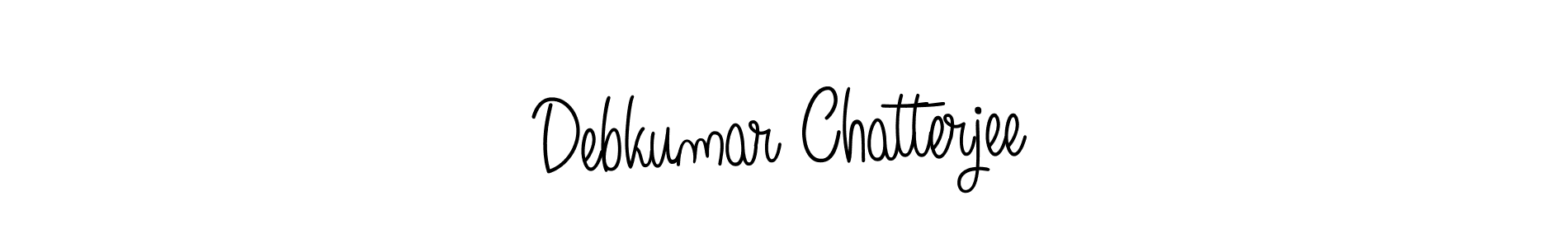 Design your own signature with our free online signature maker. With this signature software, you can create a handwritten (Angelique-Rose-font-FFP) signature for name Debkumar Chatterjee. Debkumar Chatterjee signature style 5 images and pictures png