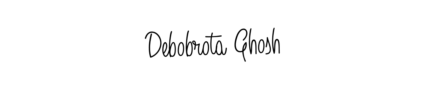 Once you've used our free online signature maker to create your best signature Angelique-Rose-font-FFP style, it's time to enjoy all of the benefits that Debobrota Ghosh name signing documents. Debobrota Ghosh signature style 5 images and pictures png