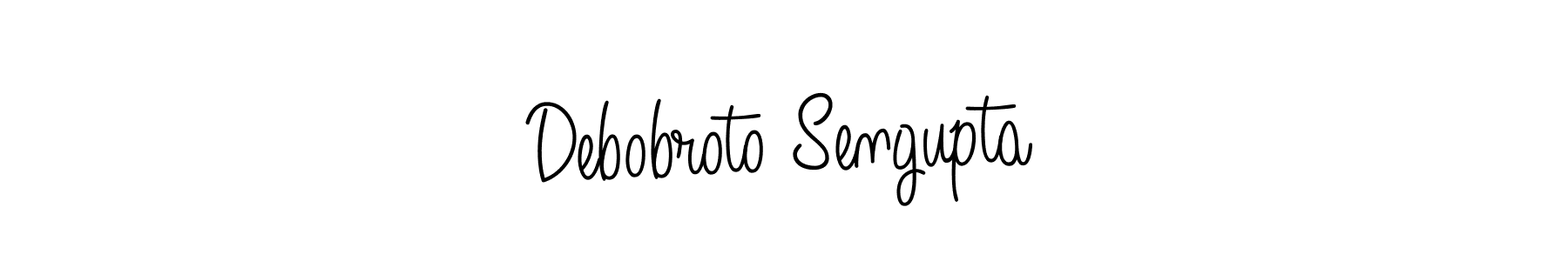 Angelique-Rose-font-FFP is a professional signature style that is perfect for those who want to add a touch of class to their signature. It is also a great choice for those who want to make their signature more unique. Get Debobroto Sengupta name to fancy signature for free. Debobroto Sengupta signature style 5 images and pictures png