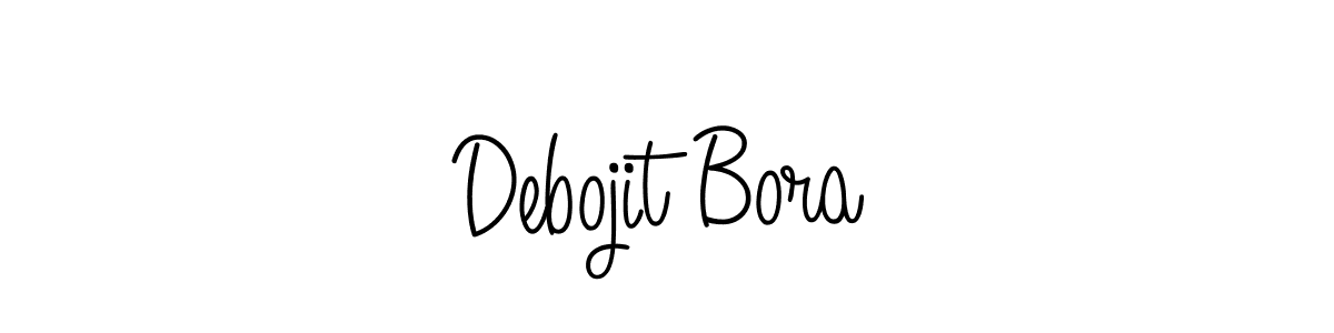 How to make Debojit Bora name signature. Use Angelique-Rose-font-FFP style for creating short signs online. This is the latest handwritten sign. Debojit Bora signature style 5 images and pictures png
