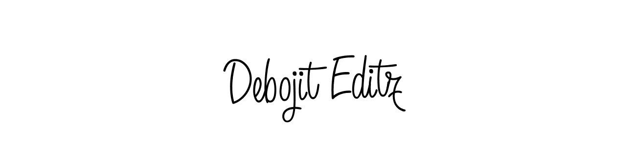 if you are searching for the best signature style for your name Debojit Editz. so please give up your signature search. here we have designed multiple signature styles  using Angelique-Rose-font-FFP. Debojit Editz signature style 5 images and pictures png