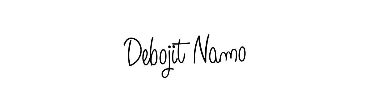 Create a beautiful signature design for name Debojit Namo. With this signature (Angelique-Rose-font-FFP) fonts, you can make a handwritten signature for free. Debojit Namo signature style 5 images and pictures png