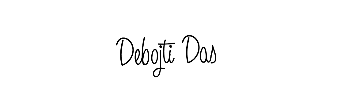 You should practise on your own different ways (Angelique-Rose-font-FFP) to write your name (Debojti Das) in signature. don't let someone else do it for you. Debojti Das signature style 5 images and pictures png